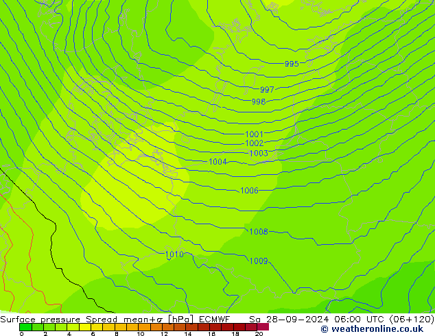     Spread ECMWF  28.09.2024 06 UTC