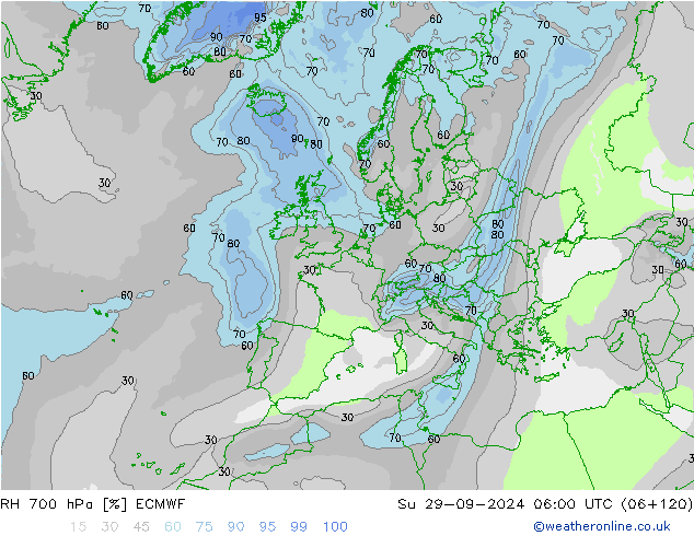 RV 700 hPa ECMWF zo 29.09.2024 06 UTC