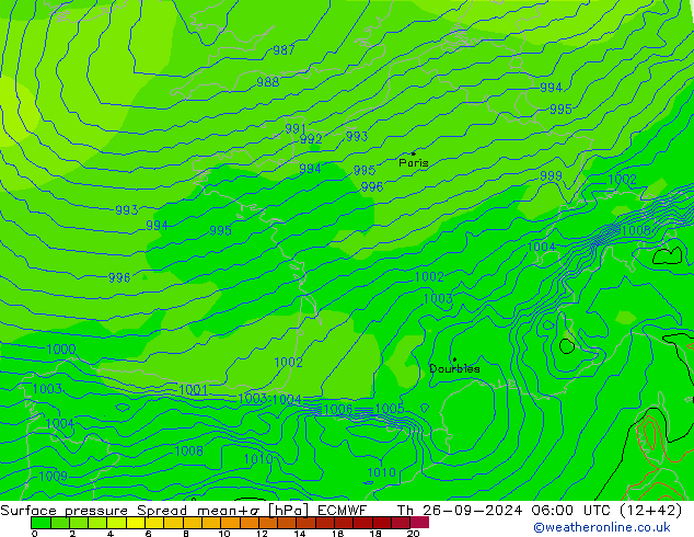     Spread ECMWF  26.09.2024 06 UTC