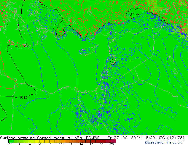     Spread ECMWF  27.09.2024 18 UTC