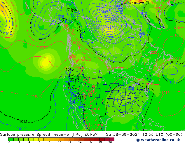     Spread ECMWF  28.09.2024 12 UTC