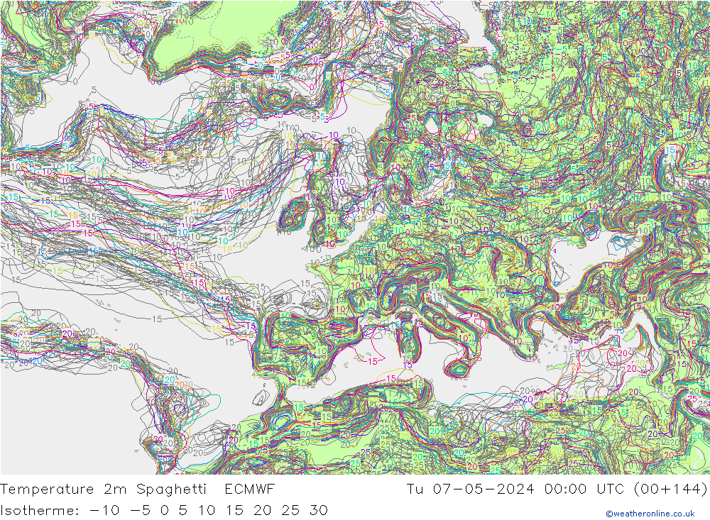     Spaghetti ECMWF  07.05.2024 00 UTC