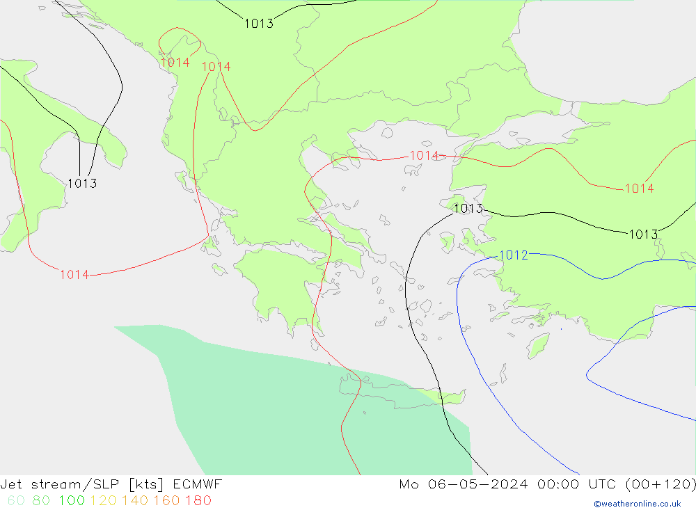 Straalstroom/SLP ECMWF ma 06.05.2024 00 UTC