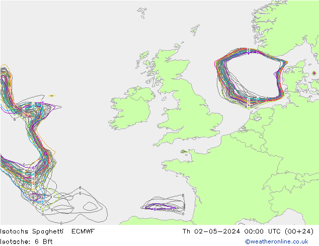 Isotaca Spaghetti ECMWF jue 02.05.2024 00 UTC