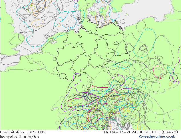 Neerslag GFS ENS do 04.07.2024 00 UTC