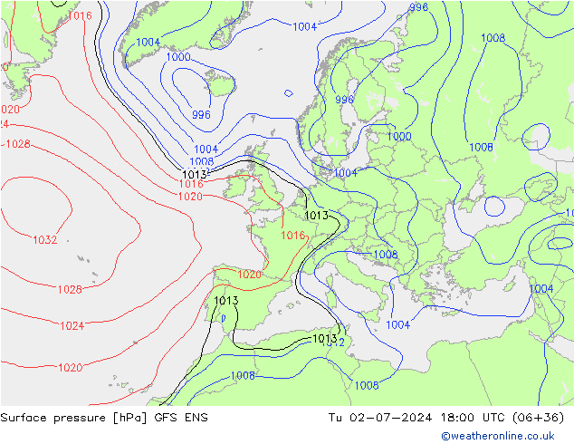 Luchtdruk (Grond) GFS ENS di 02.07.2024 18 UTC
