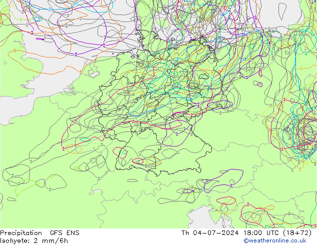 Neerslag GFS ENS do 04.07.2024 18 UTC