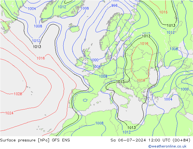 Luchtdruk (Grond) GFS ENS za 06.07.2024 12 UTC