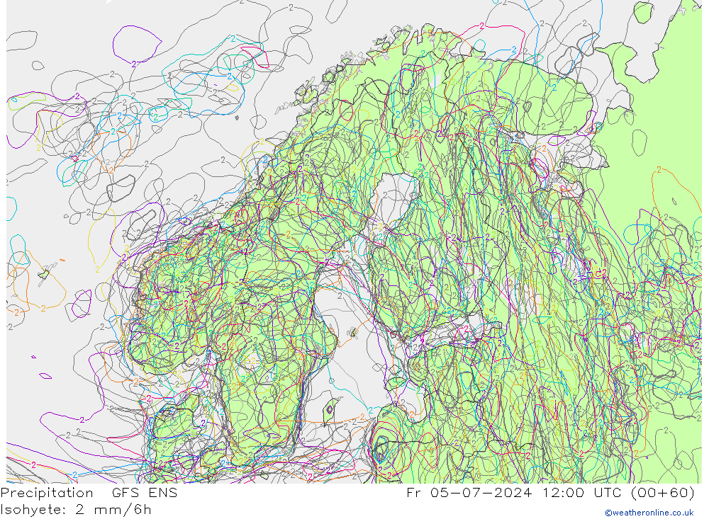 降水 GFS ENS 星期五 05.07.2024 12 UTC