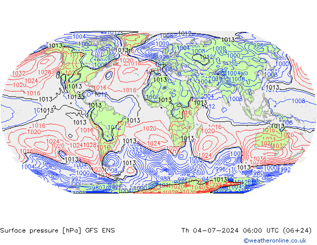 Luchtdruk (Grond) GFS ENS do 04.07.2024 06 UTC