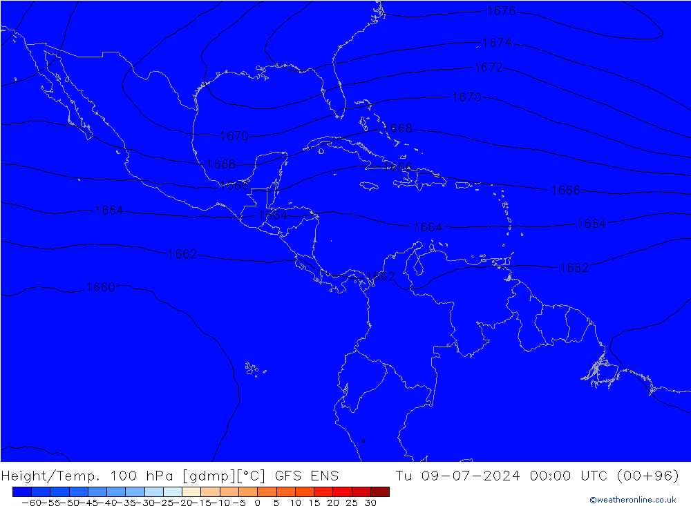 Hoogte/Temp. 100 hPa GFS ENS di 09.07.2024 00 UTC