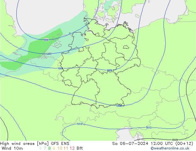 Windvelden GFS ENS za 06.07.2024 12 UTC