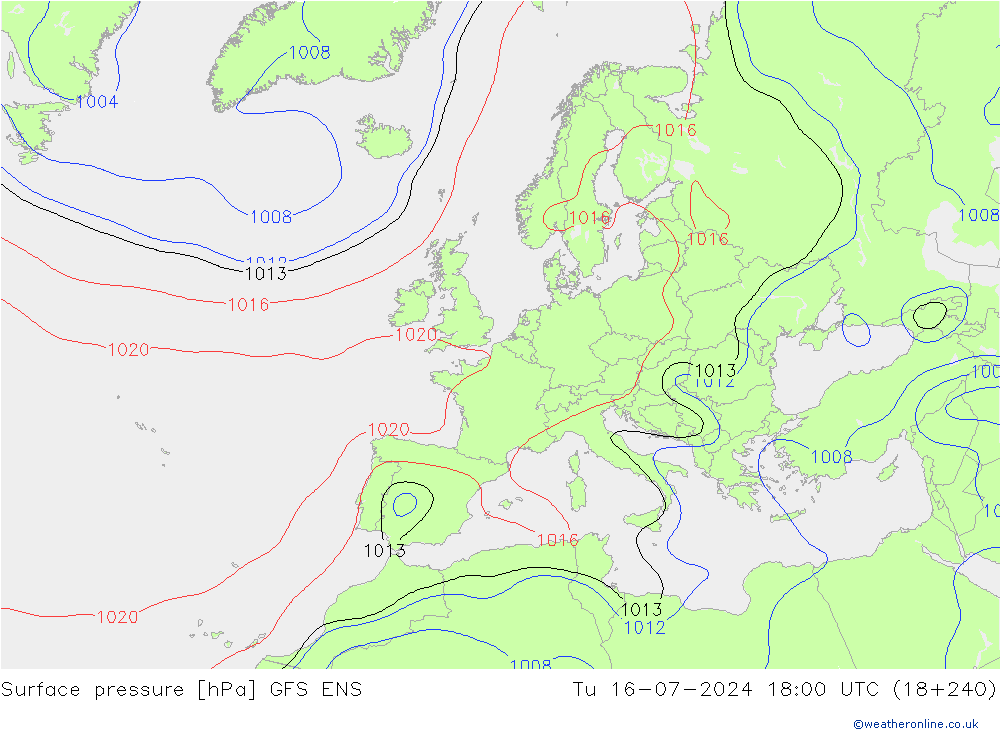 Luchtdruk (Grond) GFS ENS di 16.07.2024 18 UTC