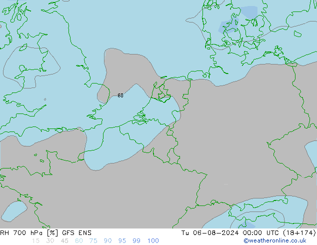 RV 700 hPa GFS ENS di 06.08.2024 00 UTC