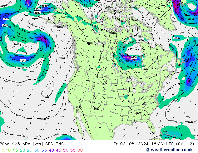 Wind 925 hPa GFS ENS vr 02.08.2024 18 UTC