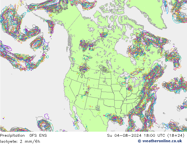 Neerslag GFS ENS zo 04.08.2024 18 UTC