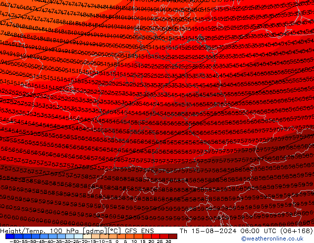 Hoogte/Temp. 100 hPa GFS ENS do 15.08.2024 06 UTC