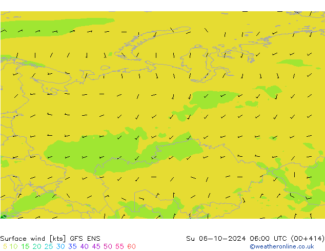  10 m GFS ENS  06.10.2024 06 UTC