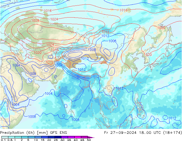 opad (6h) GFS ENS pt. 27.09.2024 00 UTC