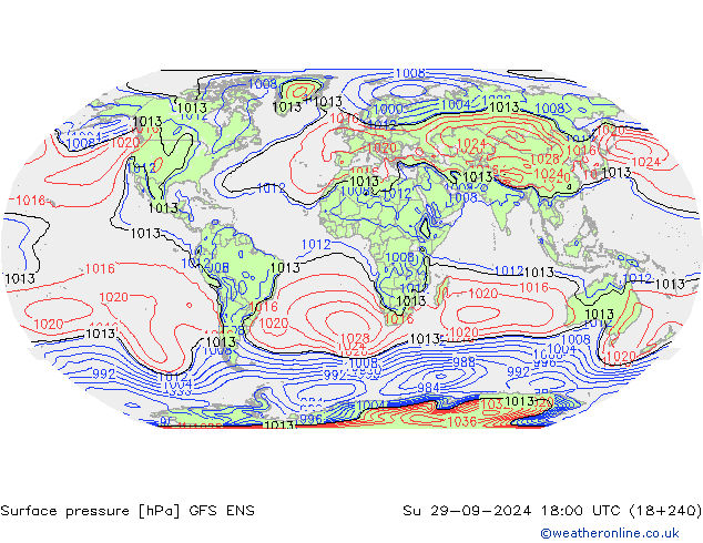 pression de l'air GFS ENS dim 29.09.2024 18 UTC