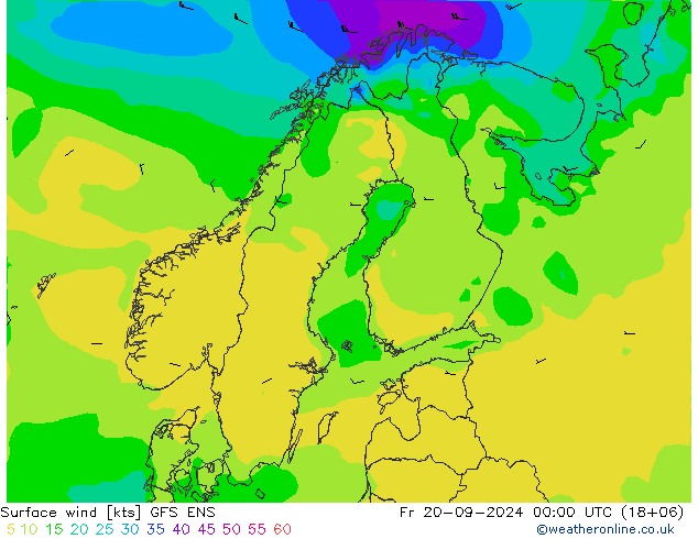 Bodenwind GFS ENS Fr 20.09.2024 00 UTC