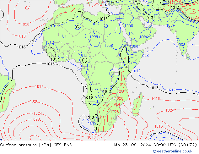 pression de l'air GFS ENS lun 23.09.2024 00 UTC