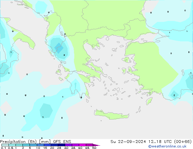 opad (6h) GFS ENS nie. 22.09.2024 18 UTC