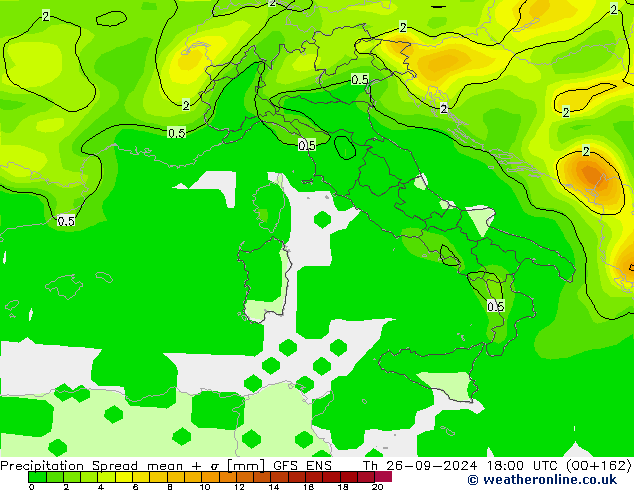  Spread GFS ENS  26.09.2024 18 UTC