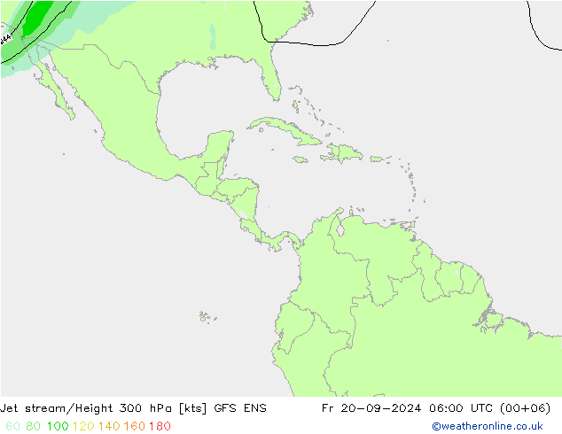 Courant-jet GFS ENS ven 20.09.2024 06 UTC