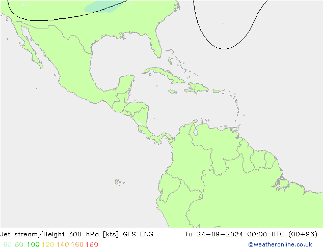 Jet Akımları GFS ENS Sa 24.09.2024 00 UTC