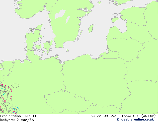 Précipitation GFS ENS dim 22.09.2024 18 UTC