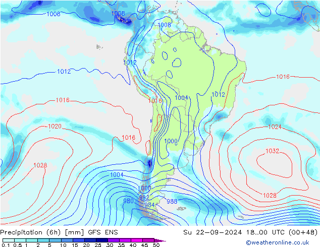  (6h) GFS ENS  22.09.2024 00 UTC