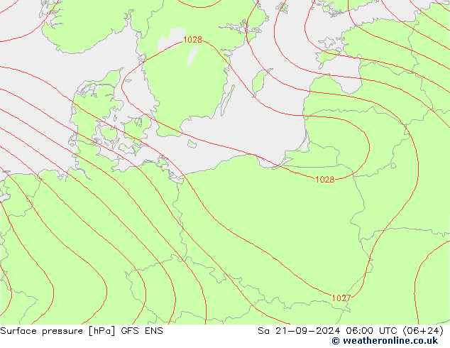 pression de l'air GFS ENS sam 21.09.2024 06 UTC