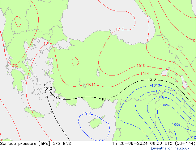 Bodendruck GFS ENS Do 26.09.2024 06 UTC