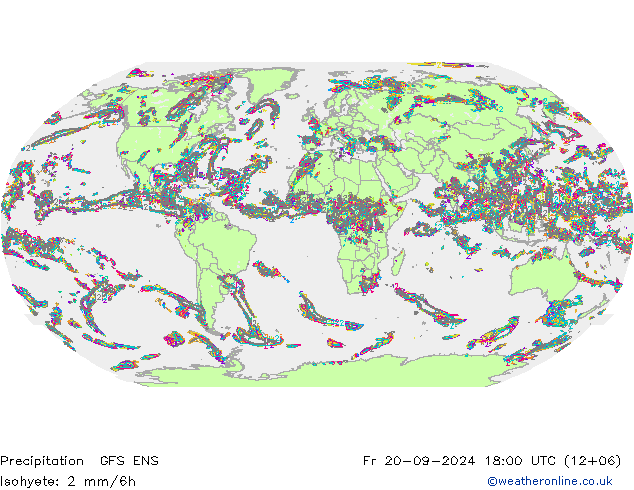 Niederschlag GFS ENS Fr 20.09.2024 18 UTC