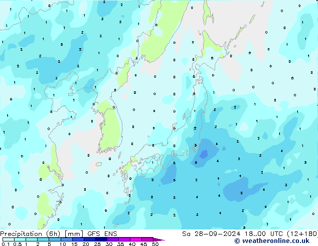 opad (6h) GFS ENS so. 28.09.2024 00 UTC