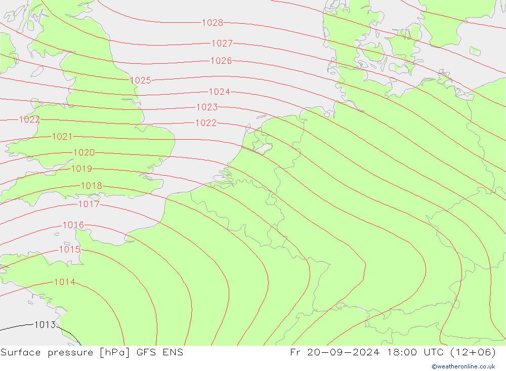 pression de l'air GFS ENS ven 20.09.2024 18 UTC