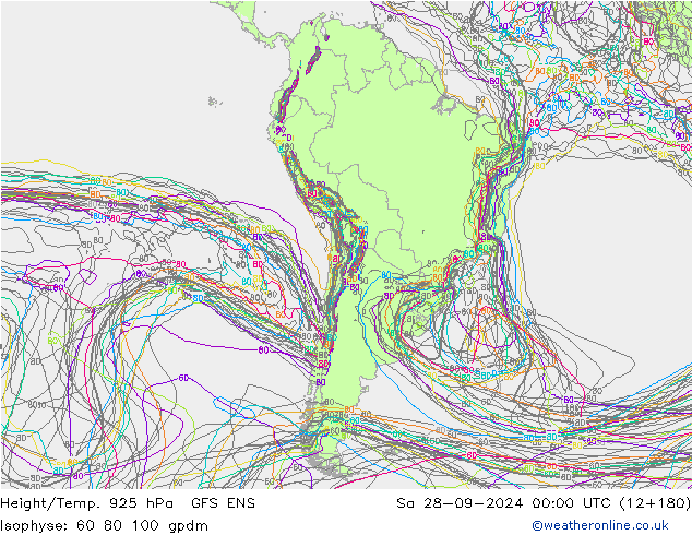 Height/Temp. 925 hPa GFS ENS so. 28.09.2024 00 UTC