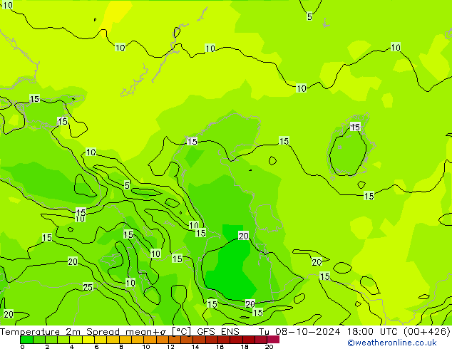     Spread GFS ENS  08.10.2024 18 UTC