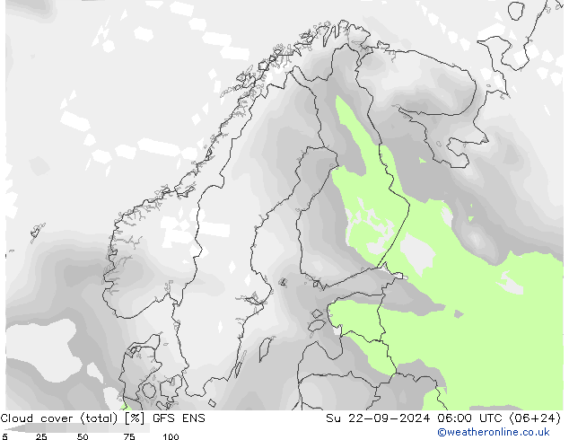 云 (总) GFS ENS 星期日 22.09.2024 06 UTC