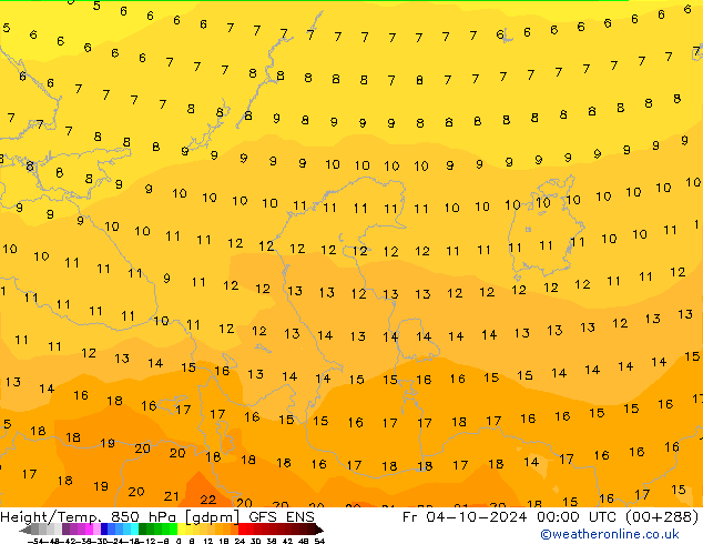 Height/Temp. 850 hPa GFS ENS Fr 04.10.2024 00 UTC