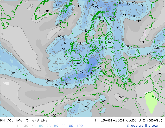 RH 700 hPa GFS ENS Do 26.09.2024 00 UTC