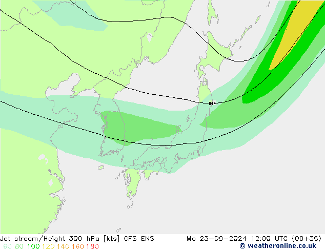 Polarjet GFS ENS Mo 23.09.2024 12 UTC