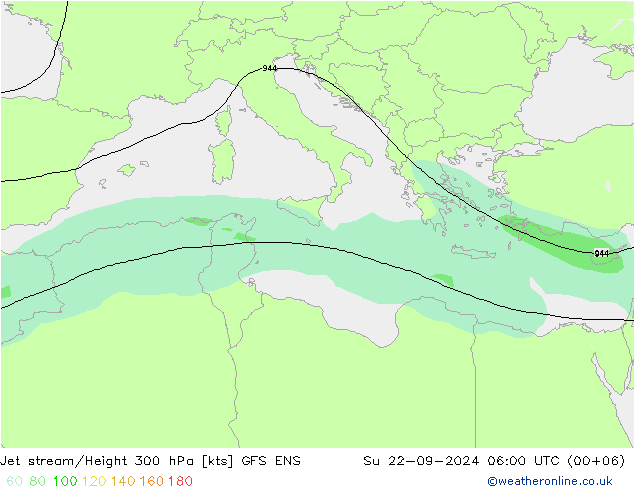 Polarjet GFS ENS So 22.09.2024 06 UTC