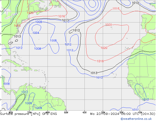 Yer basıncı GFS ENS Pzt 23.09.2024 06 UTC