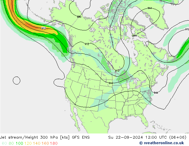 Polarjet GFS ENS So 22.09.2024 12 UTC