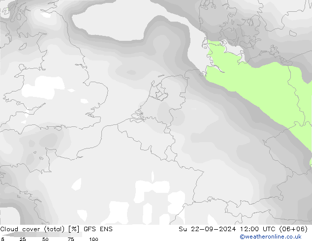 云 (总) GFS ENS 星期日 22.09.2024 12 UTC