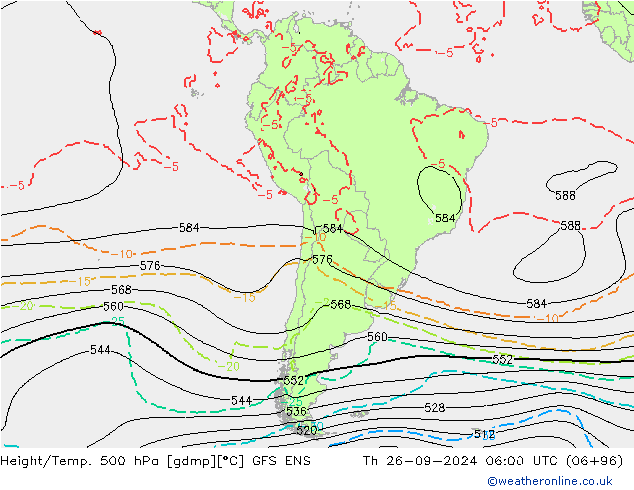 Height/Temp. 500 hPa GFS ENS Do 26.09.2024 06 UTC