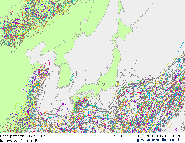 Precipitación GFS ENS mar 24.09.2024 12 UTC