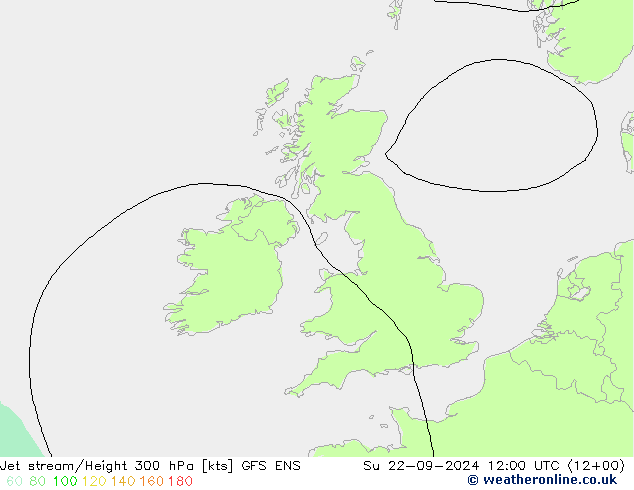 джет GFS ENS Вс 22.09.2024 12 UTC